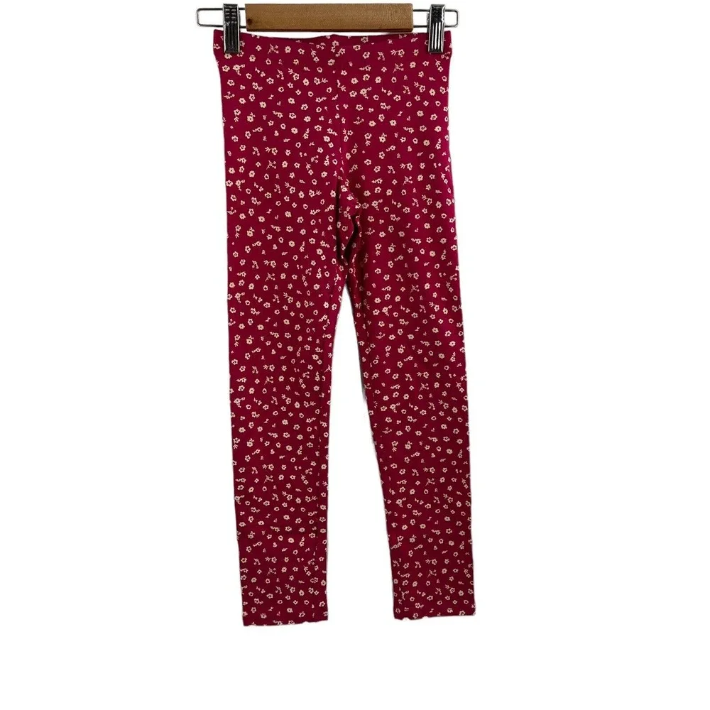 Old Navy Pink Floral Print Legging Size M New‎